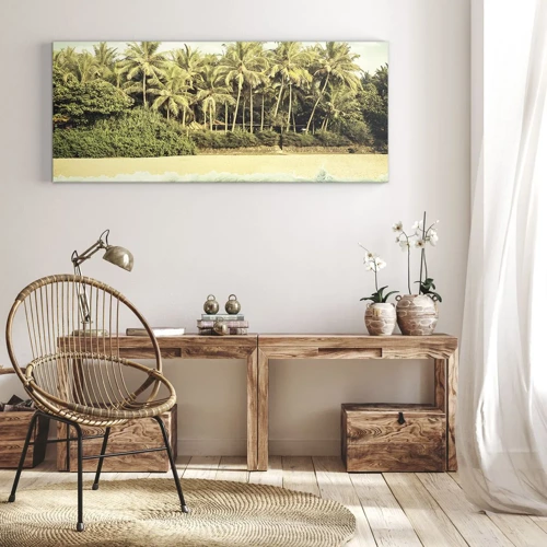 Canvas picture - How about Here? - 90x30 cm