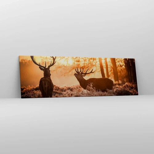 Canvas picture - Hunter's Dream - 160x50 cm