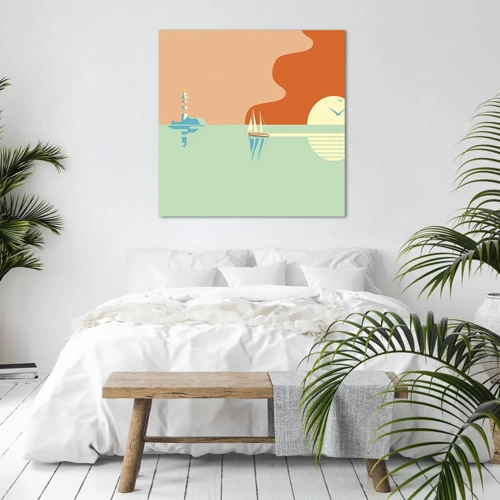 Canvas picture - Ideal Sea Landscape - 60x60 cm