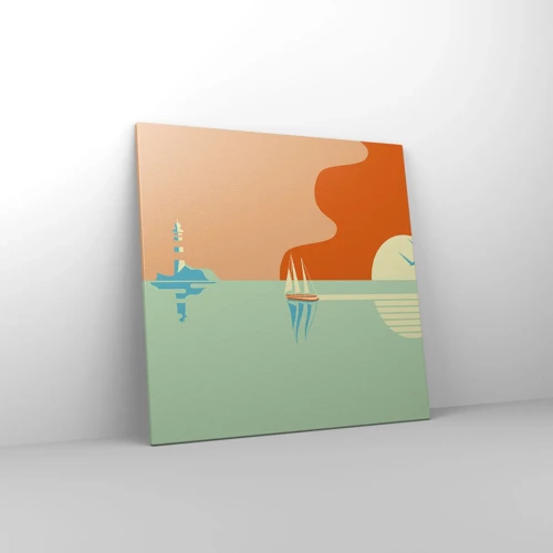 Canvas picture - Ideal Sea Landscape - 70x70 cm