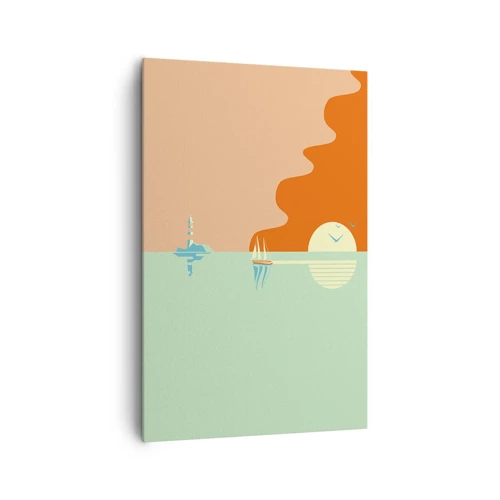 Canvas picture - Ideal Sea Landscape - 80x120 cm