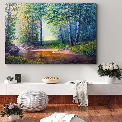 Canvas picture - Idyllic Scenery - 70x50 cm