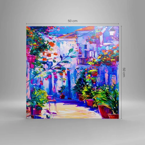 Canvas picture - Impression - Italian Alley - 50x50 cm