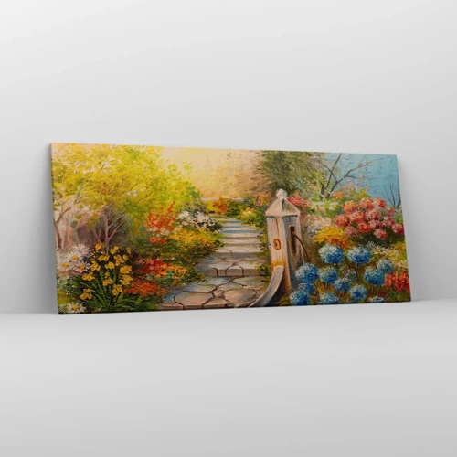Canvas picture - In Full Bloom - 120x50 cm
