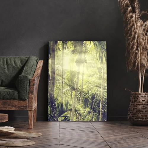 Canvas picture - In Green Heat - 55x100 cm