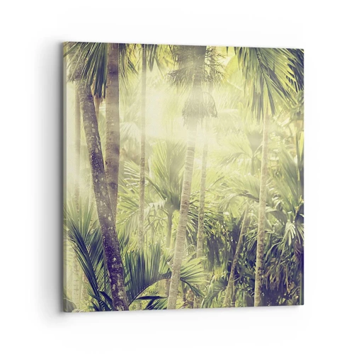 Canvas picture - In Green Heat - 70x70 cm