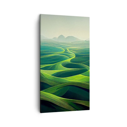 Canvas picture - In Green Valleys - 45x80 cm