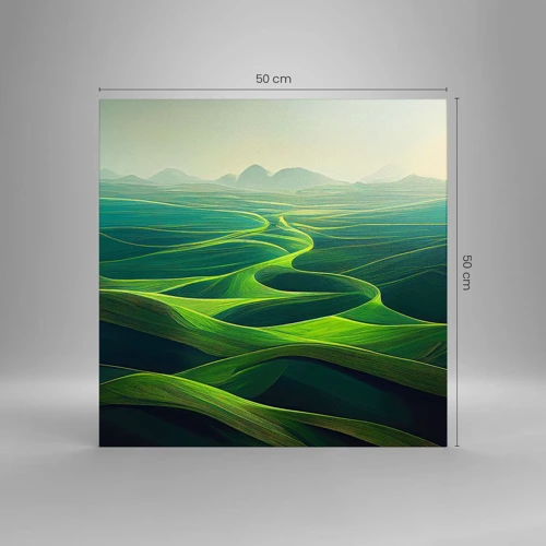 Canvas picture - In Green Valleys - 50x50 cm