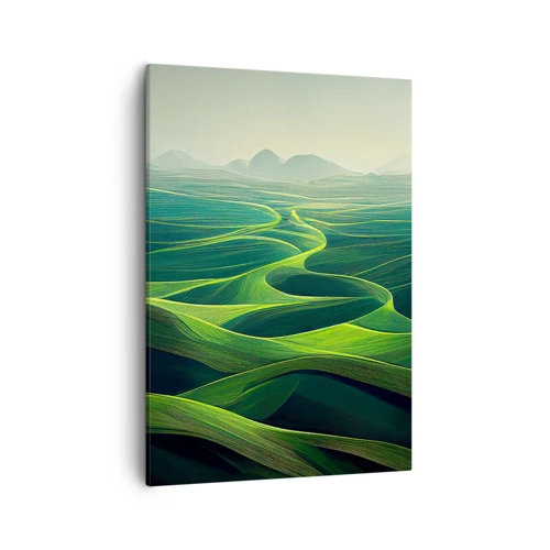 Canvas picture - In Green Valleys - 50x70 cm