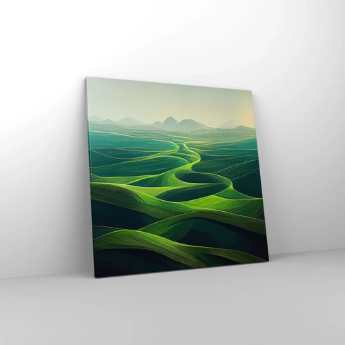 Canvas picture - In Green Valleys - 60x60 cm