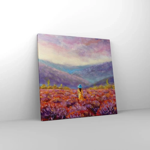 Canvas picture - In Lavendar World - 40x40 cm