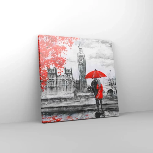 Canvas picture - In Love with London - 30x30 cm