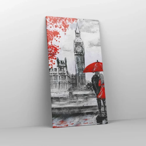 Canvas picture - In Love with London - 65x120 cm
