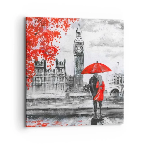 Canvas picture - In Love with London - 70x70 cm