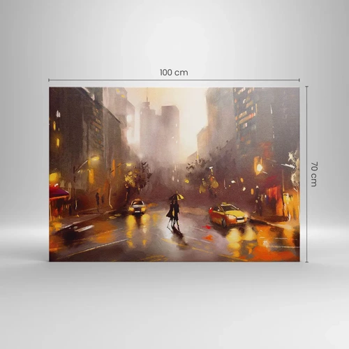 Canvas picture - In New York Lights - 100x70 cm