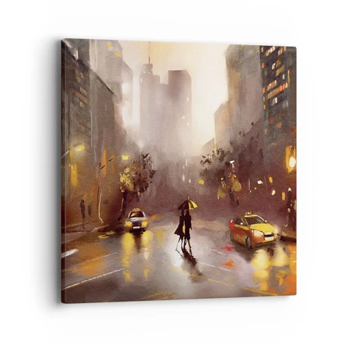 Canvas picture - In New York Lights - 40x40 cm