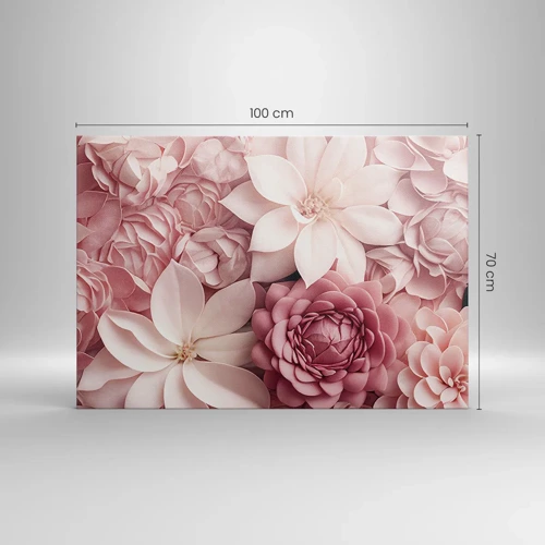Canvas picture - In Pink Petals - 100x70 cm