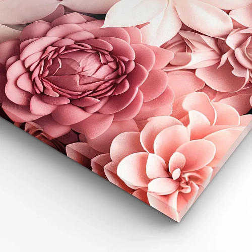 Canvas picture - In Pink Petals - 140x50 cm