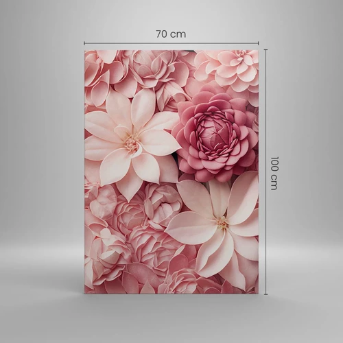 Canvas picture - In Pink Petals - 70x100 cm