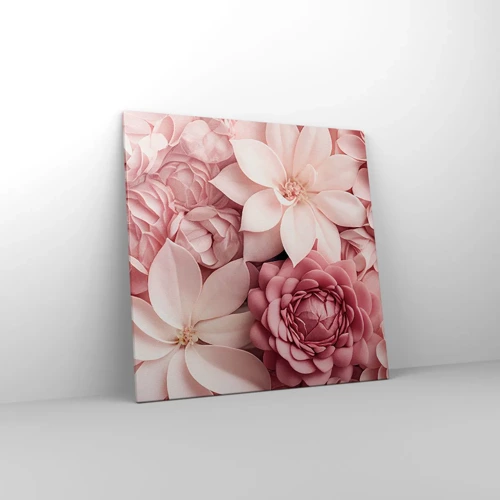 Canvas picture - In Pink Petals - 70x70 cm