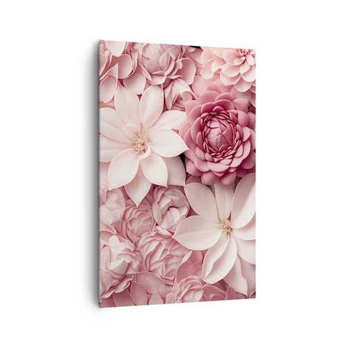 Canvas picture - In Pink Petals - 80x120 cm