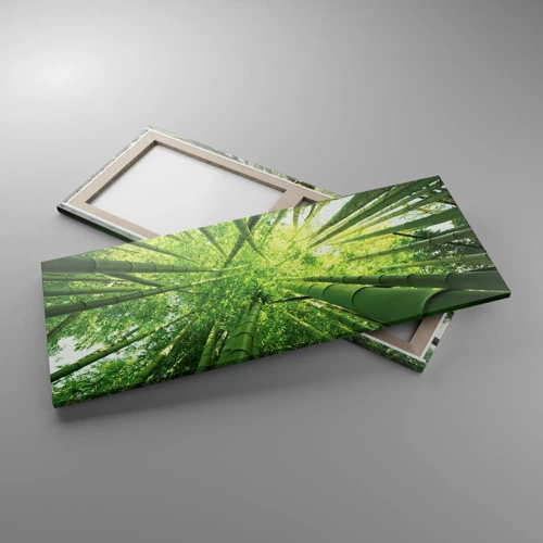 Canvas picture - In a Bamboo Forest - 100x40 cm