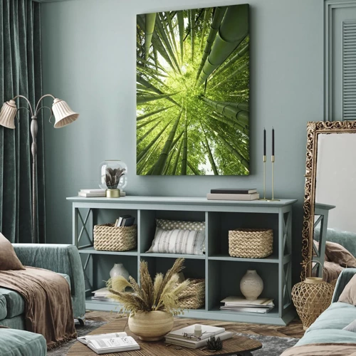 Canvas picture - In a Bamboo Forest - 70x100 cm