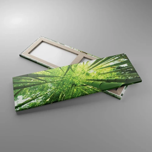 Canvas picture - In a Bamboo Forest - 90x30 cm