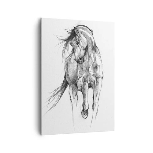 Canvas picture - In a Graceful Trot - 50x70 cm