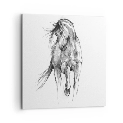 Canvas picture - In a Graceful Trot - 60x60 cm