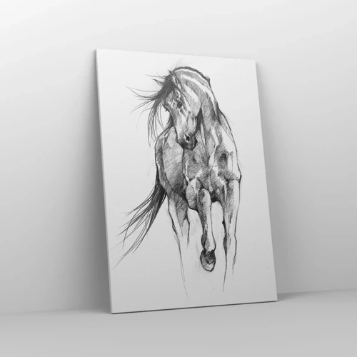 Canvas picture - In a Graceful Trot - 70x100 cm