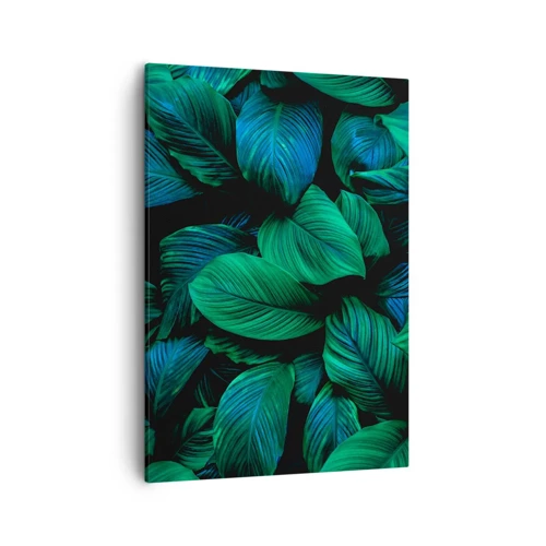 Canvas picture - In a Green Crowd - 50x70 cm