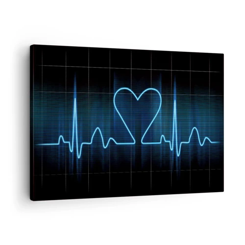 Canvas picture - In a Heartbeat - 70x50 cm