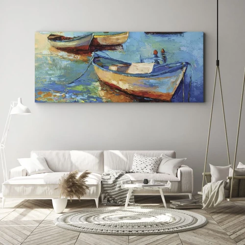 Canvas picture - In a Southern Bay - 120x50 cm