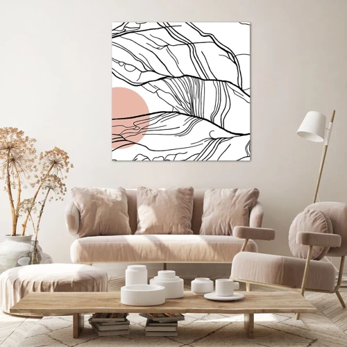 Canvas picture - In a Web of Twigs - 30x30 cm