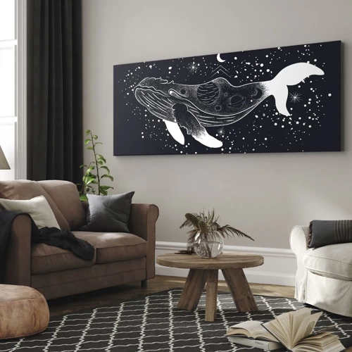 Canvas picture - In the Ocean of Universe - 100x40 cm