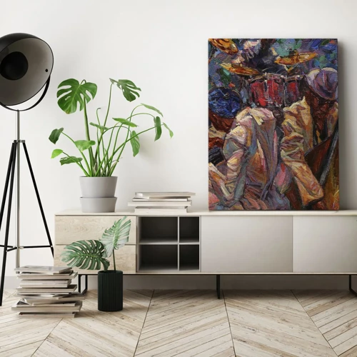 Canvas picture - In the Same Rhythm - 50x70 cm