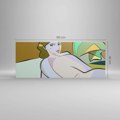 Canvas picture - Intimate Portrait - 100x40 cm