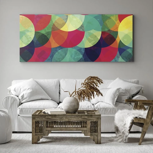 Canvas picture - Into the Rainbow - 120x50 cm
