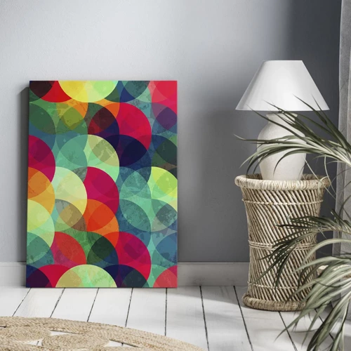 Canvas picture - Into the Rainbow - 45x80 cm