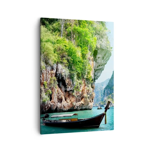 Canvas picture - Invitation for an Exotic Trip - 50x70 cm