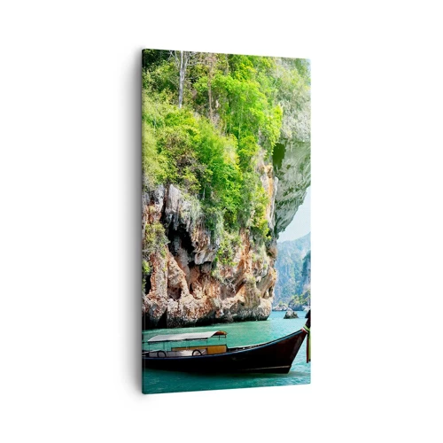 Canvas picture - Invitation for an Exotic Trip - 55x100 cm