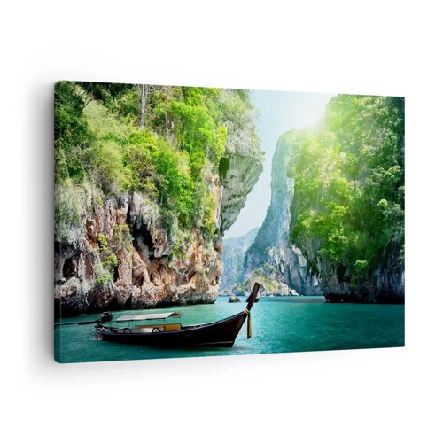 Canvas picture - Invitation for an Exotic Trip - 70x50 cm