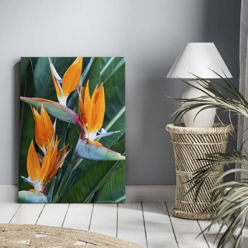 Canvas picture - Is It a Flower or a Bird? - 45x80 cm