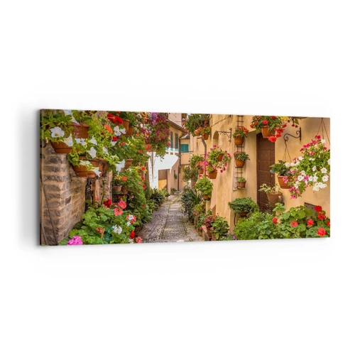 Canvas picture - Italian Back Street - 100x40 cm