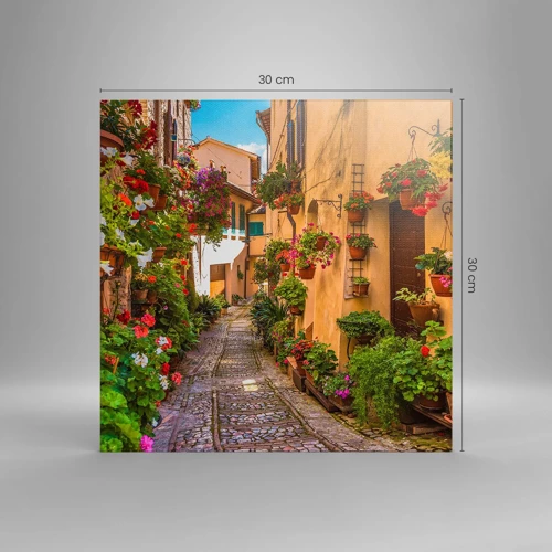 Canvas picture - Italian Back Street - 30x30 cm