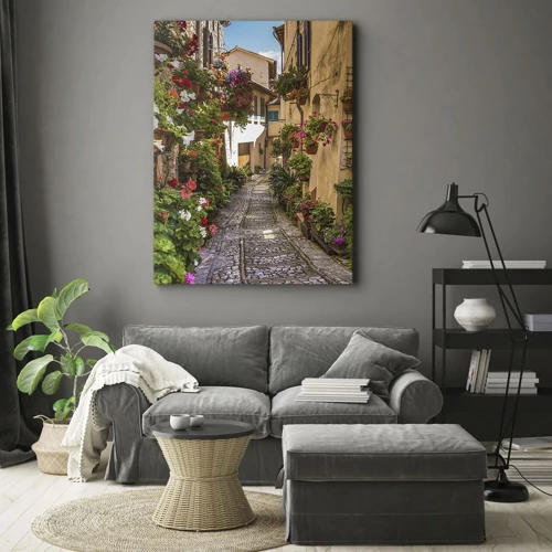 Canvas picture - Italian Back Street - 45x80 cm