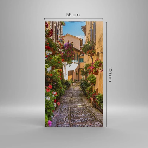 Canvas picture - Italian Back Street - 55x100 cm