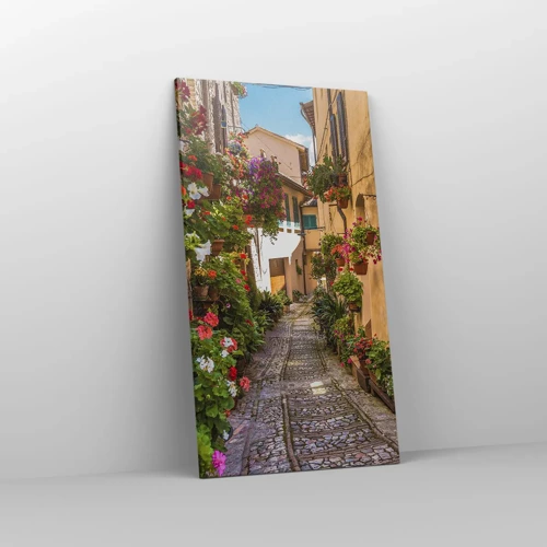 Canvas picture - Italian Back Street - 55x100 cm