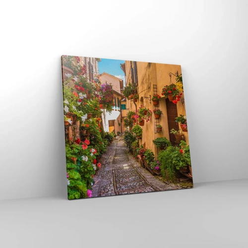 Canvas picture - Italian Back Street - 60x60 cm